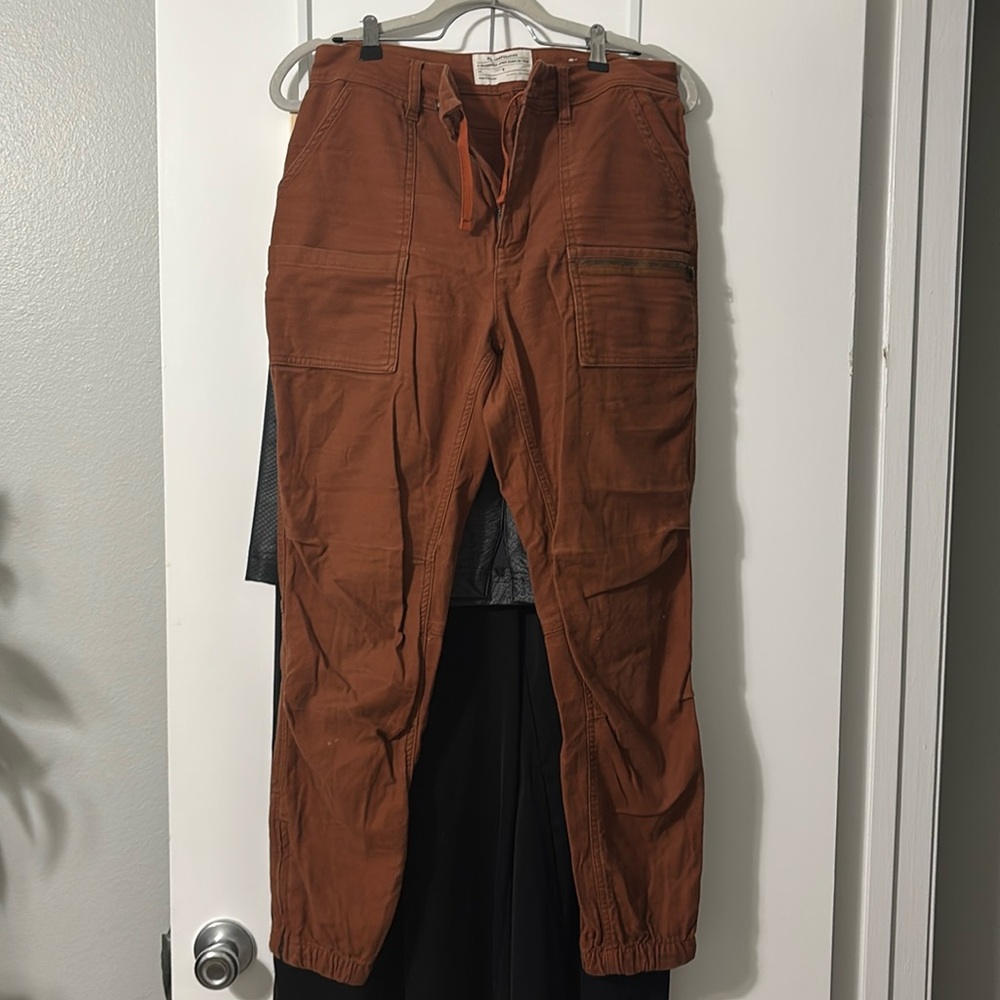 REI Co-op burnt orange joggers 8